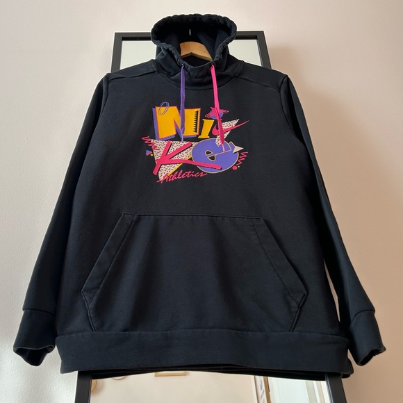 Nike Athletics Dri-Fit Hoodie Sweater Sweatshirt workout swoosh DM6664-010 - Picture 7 of 14